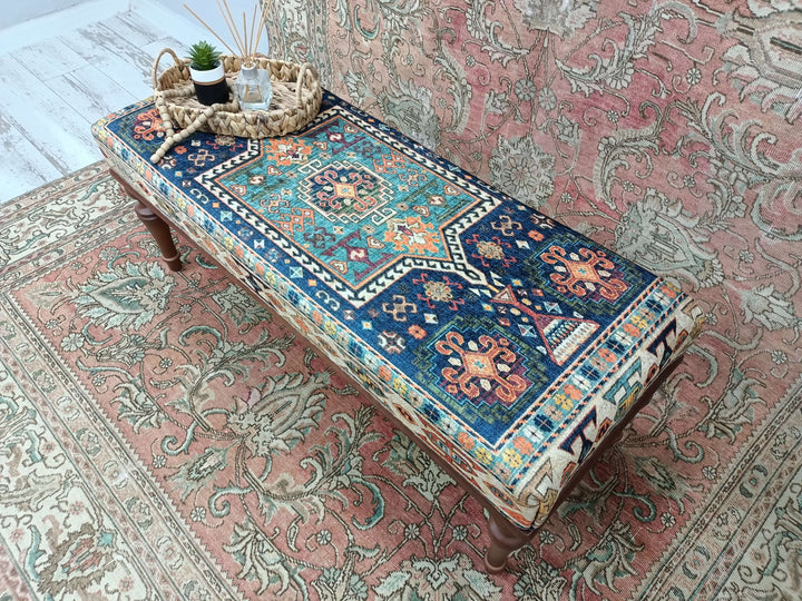 Dressing Table Set Bench, New House Decorative Bench, Practical Upholstered Footstool Bench, Eco Friendly Bench, Ottoman Bench With Easy Maintenance Upholstered