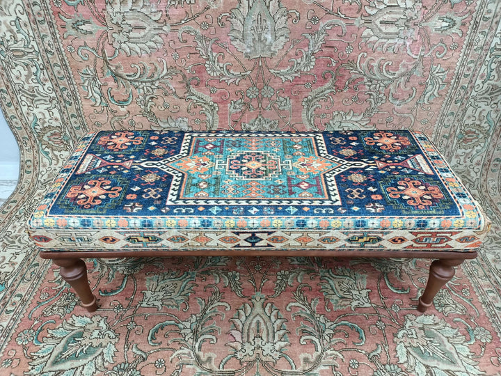 Conical Leg Upholstered Bench, Ottoman Velvet Upholstered Bench, End Of Bed Bench, Ottoman Bench With Easy Maintenance Upholstered
