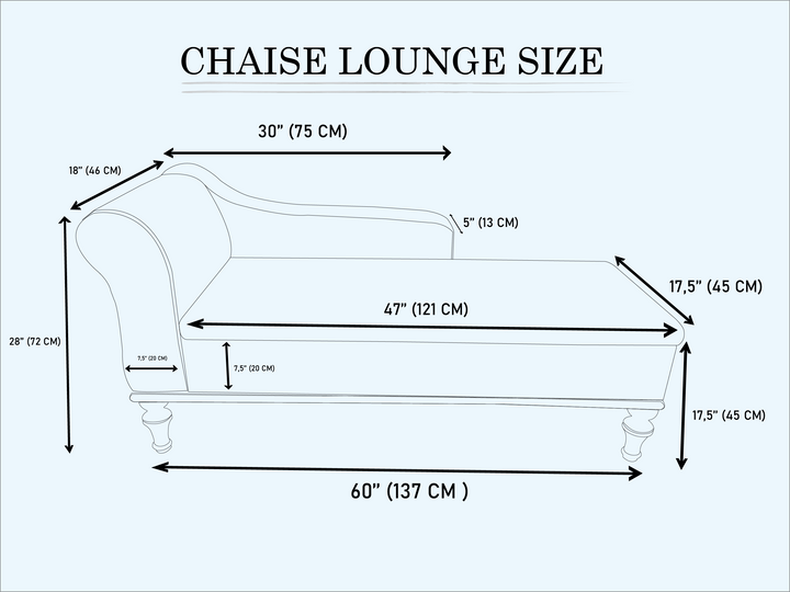 Decorative Chaise Lounge, Designer Chaise Lounge, Elegant Large Chaise Lounge, feeding Chaise Lounge, farmhouse Chaise Lounge
