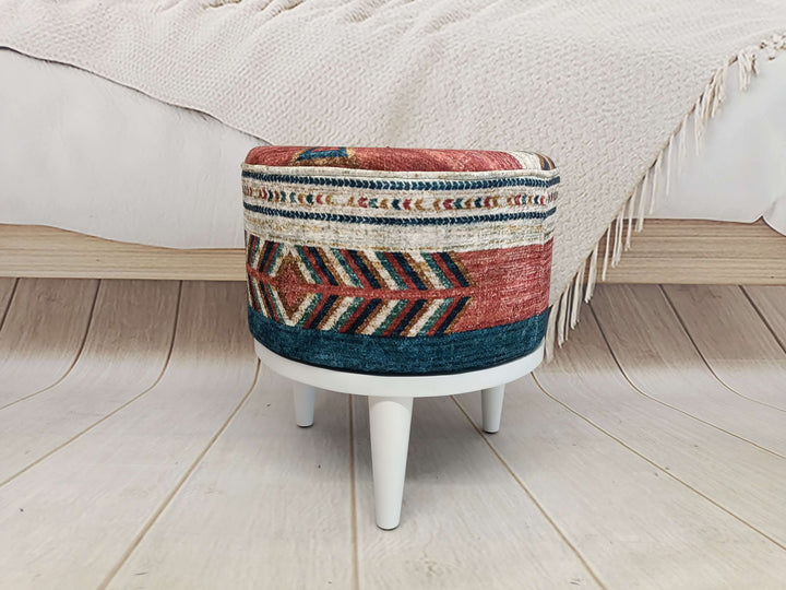 Comfortable Sitting Bench, Wooden Rocking Bench With Oriental Legs Wooden Bench Soft Fabric Upholstery, Conical Leg Upholstered Bench, Quality Rocking Bench