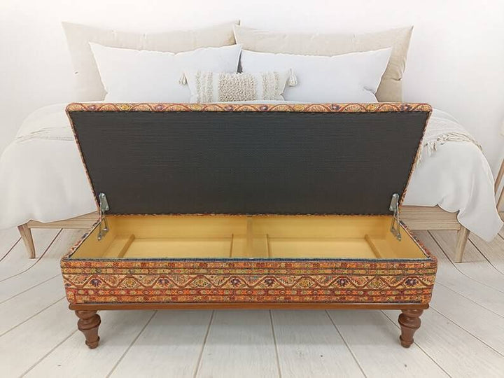 Storage Bench, Trunk Coffee Table, Upholstered Bench, Ottoman Bench, Hallway Bench, Storage Coffee Table, Shoe Bench, Boho Bench