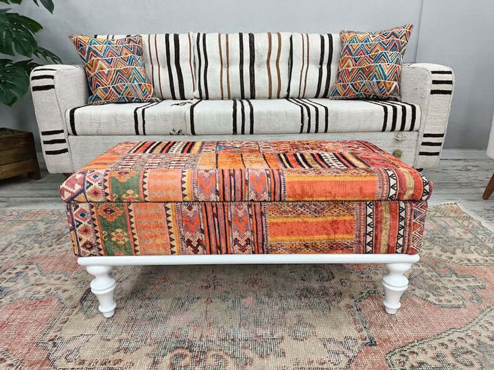 Bedroom Bench for End of Bed, Dining Bench with Padded Seat for Kitchen, Fabric Walnut Wood Covered Bench, Upholstered Library Bench, Bedroom Bench for End of Bed