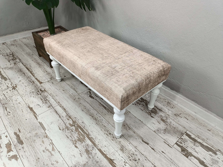 Wooden Shower Stool Small Bench Decoration Square Stand Wooden Footstool, Ottoman Foot Rest Stool Bench, Replacement Shoe Stool Bench
